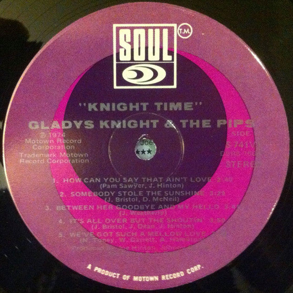Gladys Knight & The Pips* : Knight Time (LP, Album, Hol)