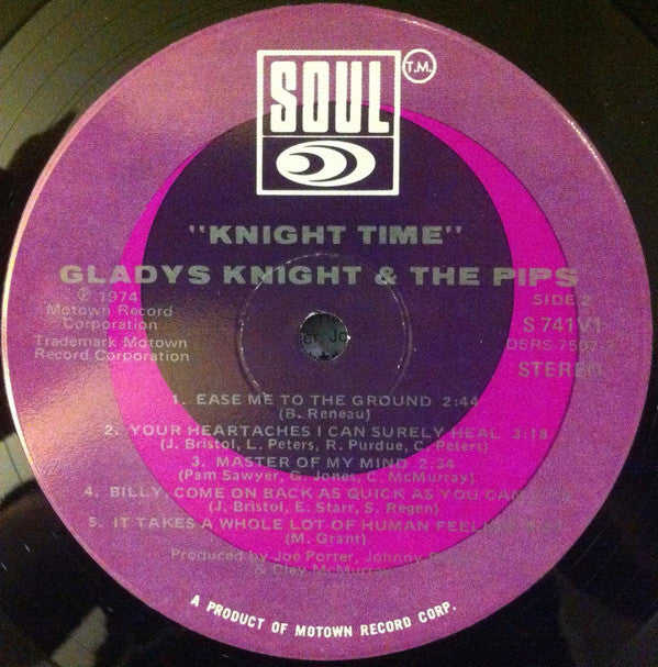 Gladys Knight & The Pips* : Knight Time (LP, Album, Hol)