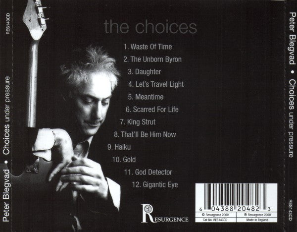 Peter Blegvad : Choices Under Pressure (An Acoustic Retrospective) (CD, Album)