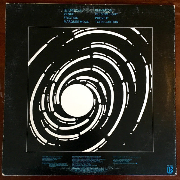 Television : Marquee Moon (LP, Album, Spe)