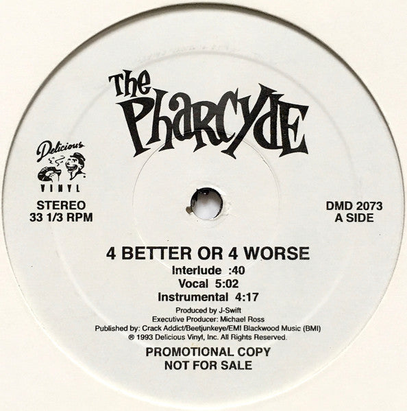 The Pharcyde : 4 Better Or 4 Worse (12", RP)