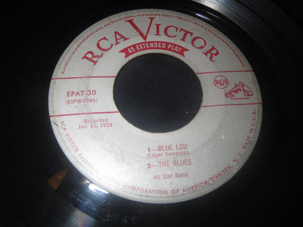 Metronome All-Star Band* / All Star Band (4) : Bugle Call Rag, One O'Clock Jump / Blue Lou, The Blues (7", EP)
