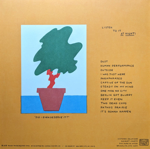 Parquet Courts : Human Performance (LP, Album)