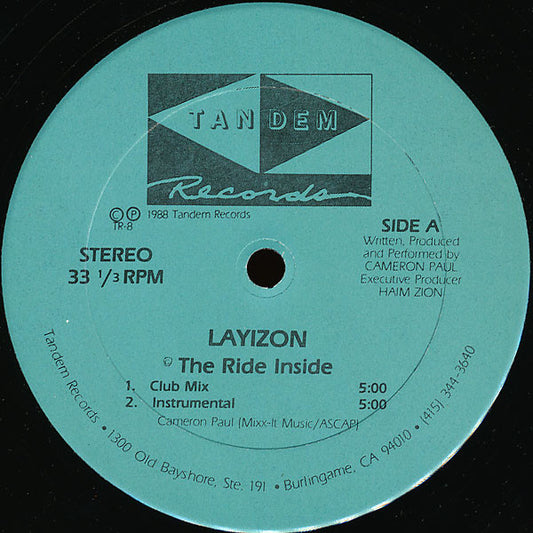 Layizon : The Ride Inside (12")
