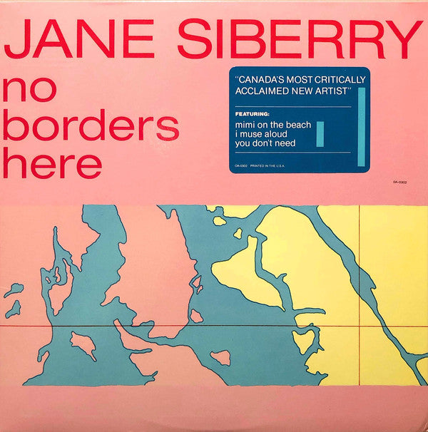 Jane Siberry : No Borders Here (LP, Album, Eur)