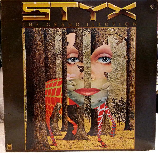Styx : The Grand Illusion (LP, Album, RE, Ind)