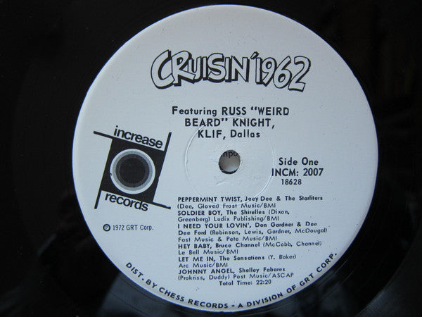 Various : Cruisin' 1962 (LP, Comp, Mixed, RE)