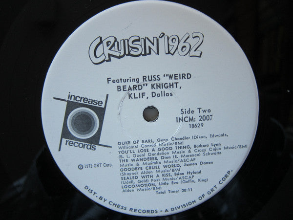Various : Cruisin' 1962 (LP, Comp, Mixed, RE)