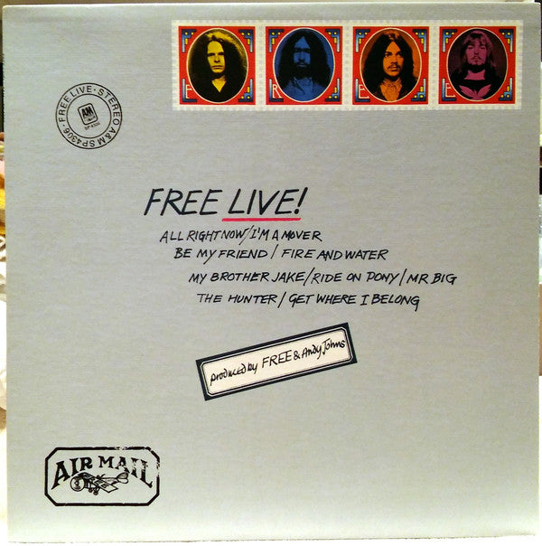 Free : Free Live! (LP, Album, RE, Ter)