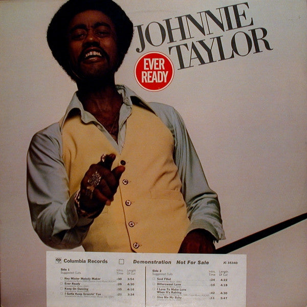 Johnnie Taylor : Ever Ready (LP, Album, Promo)
