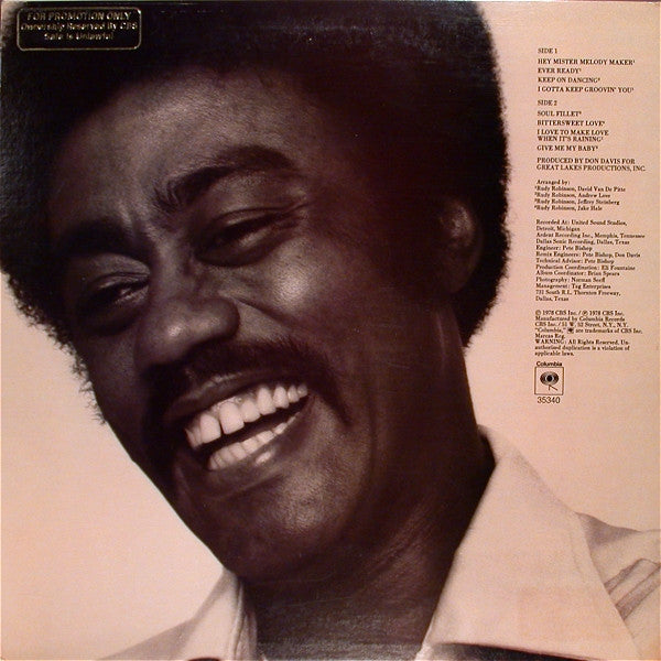 Johnnie Taylor : Ever Ready (LP, Album, Promo)