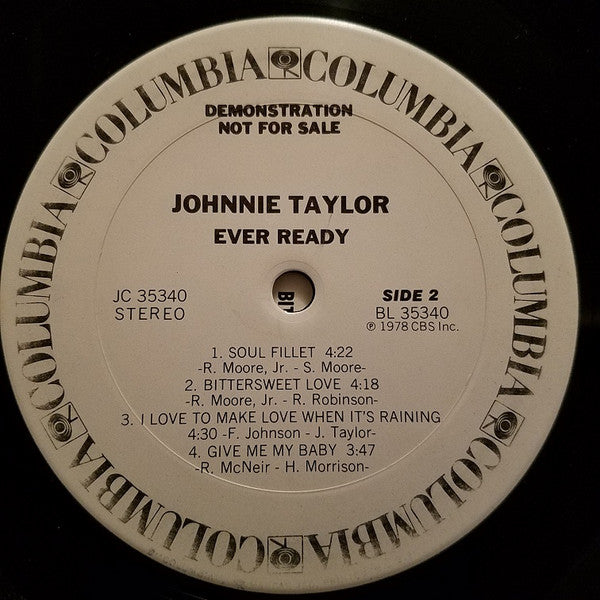 Johnnie Taylor : Ever Ready (LP, Album, Promo)