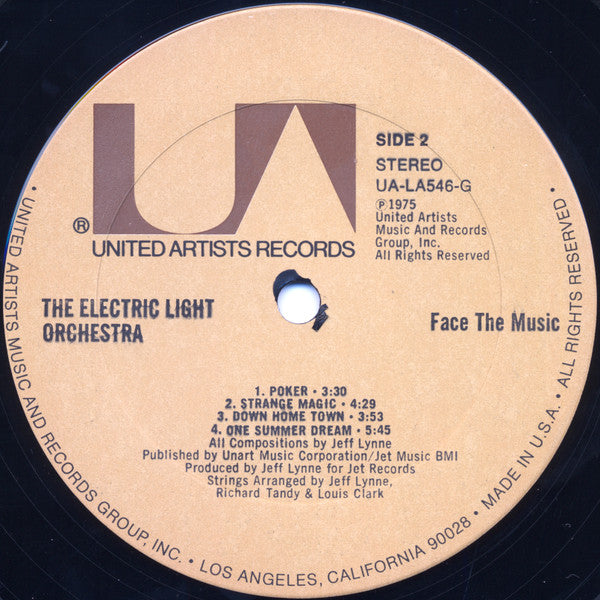 Electric Light Orchestra : Face The Music (LP, Album, Ter)