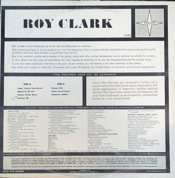 Roy Clark : Roy Clark (LP, Album)