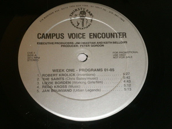 Various : Campus Voice Encounter (LP, Comp, Promo)