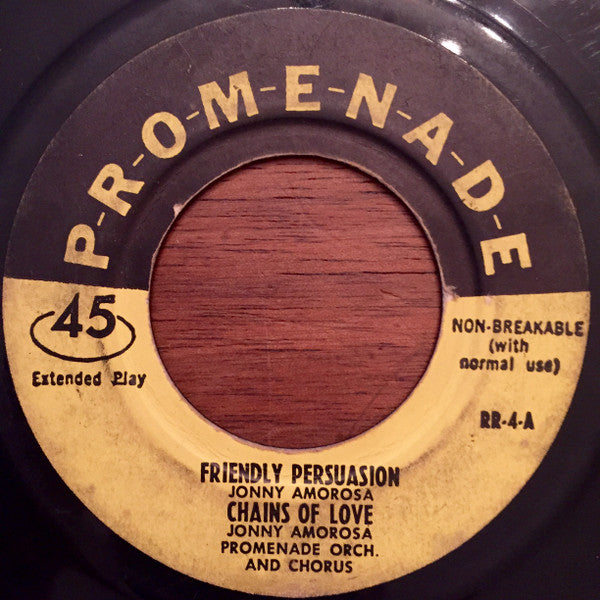 Various : Friendly Persuasion / Chains Of Love / Just Walking In The Rain / Don't Be Cruel (7", Comp)