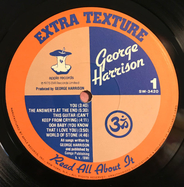 George Harrison : Extra Texture (Read All About It) (LP, Album, Los)