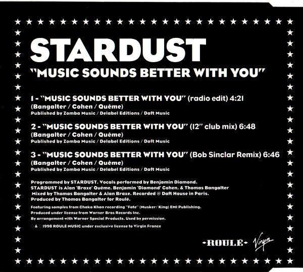 Stardust : Music Sounds Better With You (CD, Single)