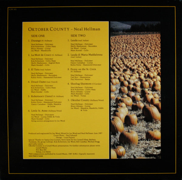 Neal Hellman : Oktober County (LP, Album)