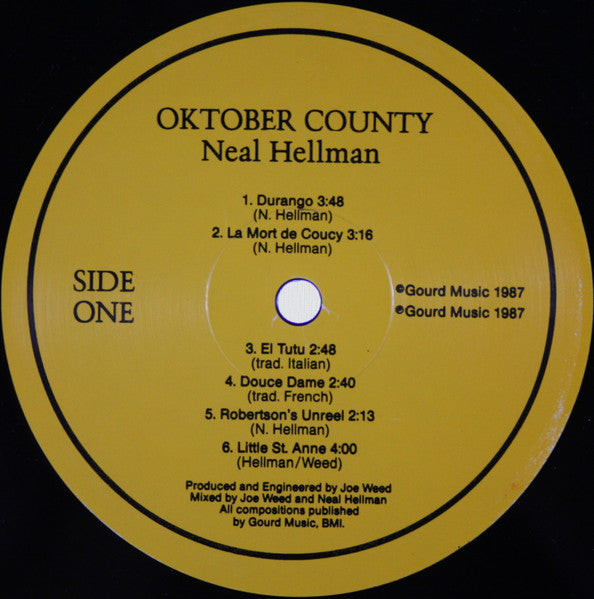Neal Hellman : Oktober County (LP, Album)
