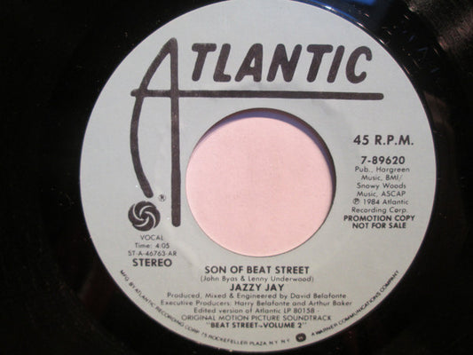 Jazzy Jay : Son Of Beat Street (7", Promo, Styrene, AR )