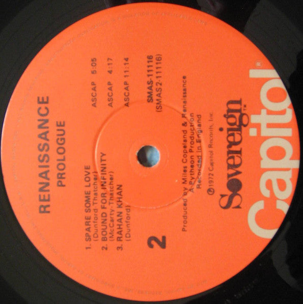 Renaissance (4) : Prologue (LP, Album, RE, Win)