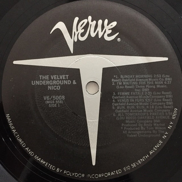 The Velvet Underground & Nico (3) : The Velvet Underground & Nico (LP, Album, Mono, MP, RE, A/B)