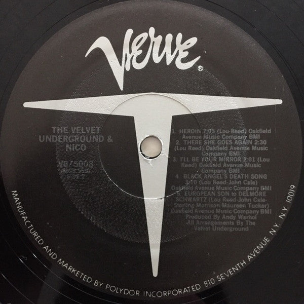 The Velvet Underground & Nico (3) : The Velvet Underground & Nico (LP, Album, Mono, MP, RE, A/B)