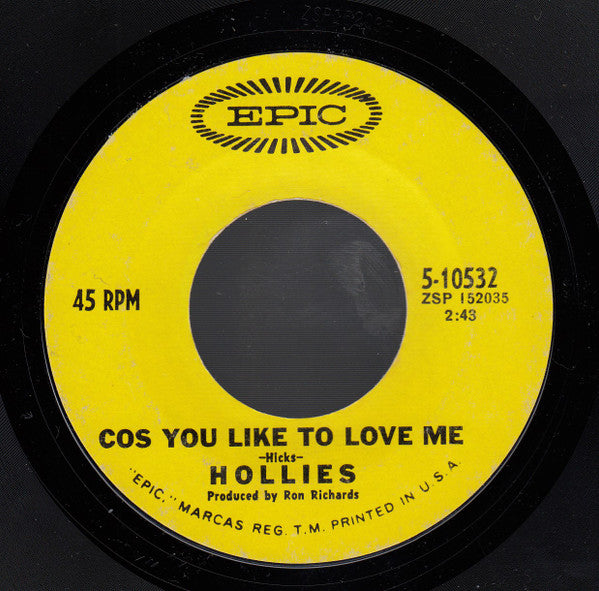 Hollies* : He Ain't Heavy, He's My Brother (7", Single, Mono, Styrene, Ter)