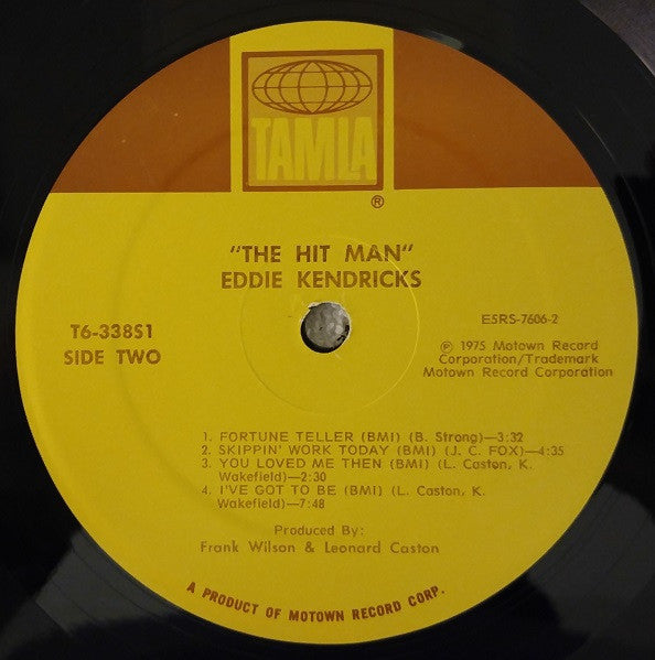Eddie Kendricks : The Hit Man (LP, Album)