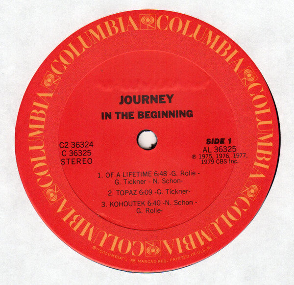 Journey : In The Beginning - 1975-1977 (2xLP, Comp, RM, Ter)