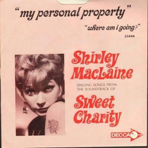 Shirley MacLaine : My Personal Property / Where Am I Going? (7", Single, Promo)