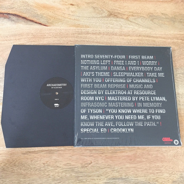 Elektro4 : Archaeometry (LP, Album, Ltd)