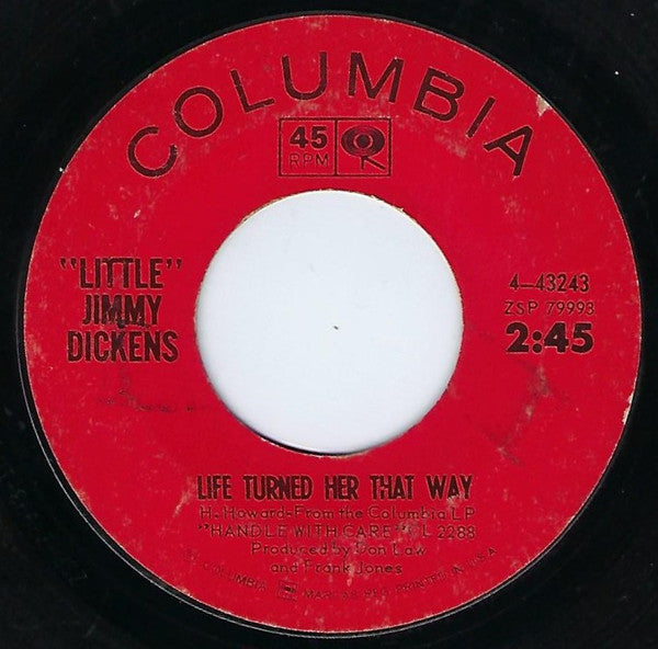 Little Jimmy Dickens : Life Turned Her That Way (7")