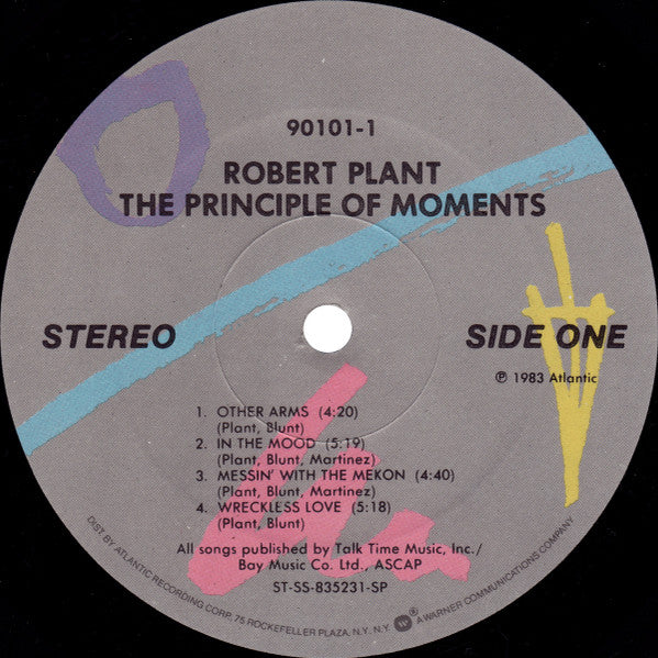 Robert Plant : The Principle Of Moments (LP, Album, SP )