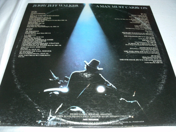Jerry Jeff* : A Man Must Carry On (2xLP, Album, Glo)