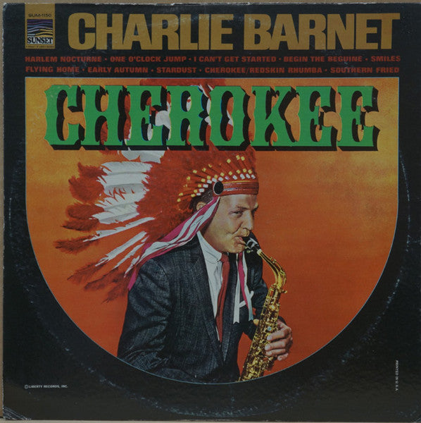 Charlie Barnet : Cherokee (LP, Album, Mono)