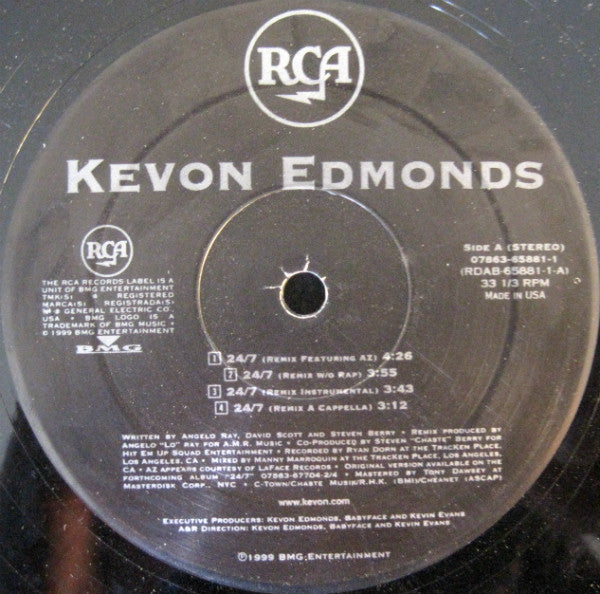 Kevon Edmonds : 24/7 (12")