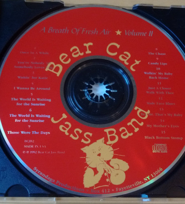 Bear Cat Jass Band : A Breath Of Fresh Air Volume II (CD, Album)