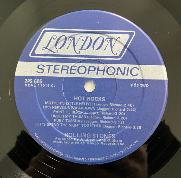 The Rolling Stones : Hot Rocks 1964-1971 (2xLP, Comp, RE, CJ)
