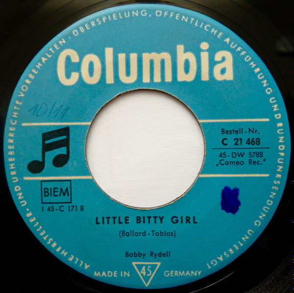 Bobby Rydell : Wild One / Little Bitty Girl (7", Single)