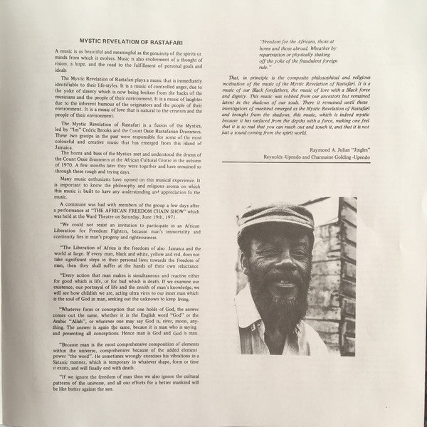 Count Ossie & The Mystic Revelation Of Rastafari* : Grounation (3xLP, RE)