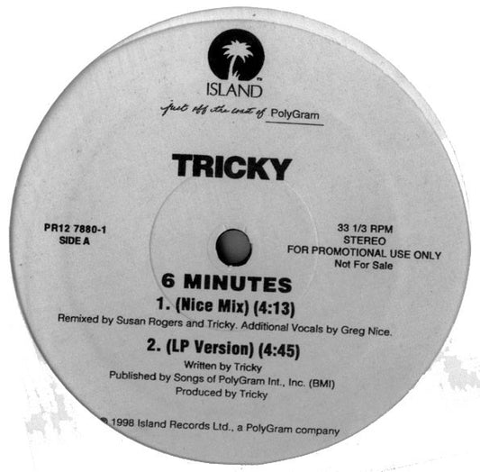 Tricky : 6 Minutes (12", Promo)