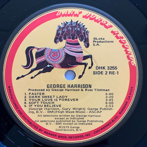 George Harrison : George Harrison (LP, Album, Jac)