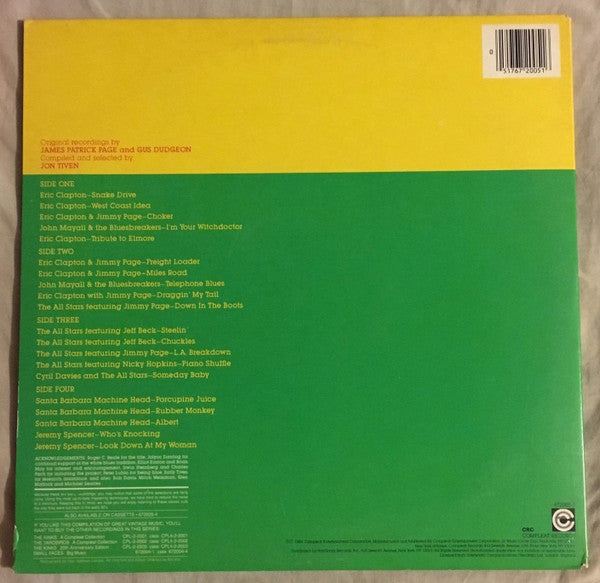 Clapton*, Beck* And Page* : White Boy Blues - Classic Guitars Of Clapton, Beck & Page (2xLP, Comp, Club, CRC)