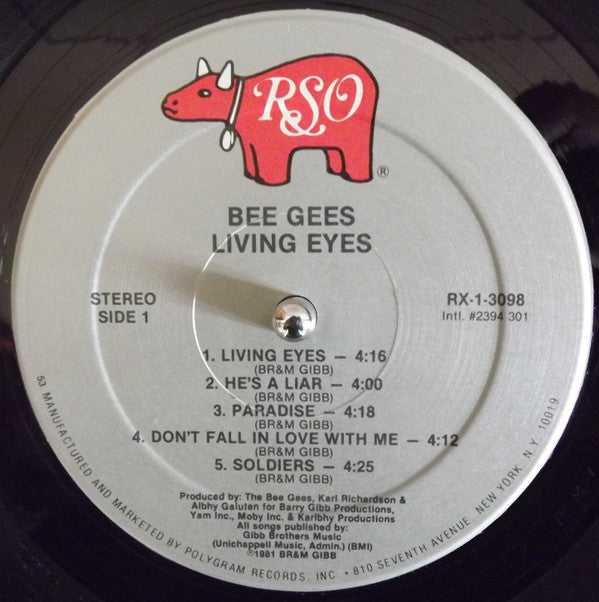 Bee Gees : Living Eyes (LP, Album, 53,)