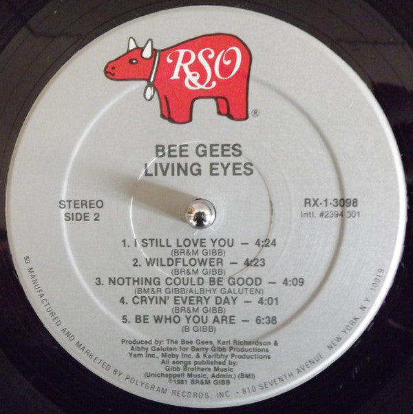 Bee Gees : Living Eyes (LP, Album, 53,)