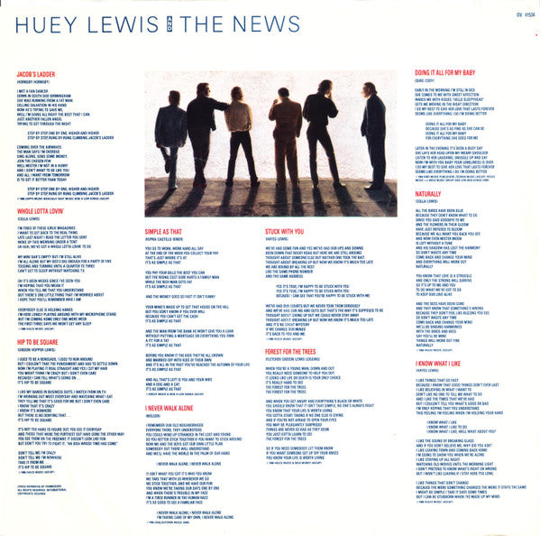 Huey Lewis And The News* : Fore! (LP, Album, Car)