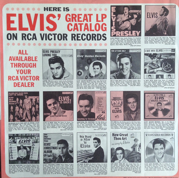 Elvis Presley : Elvis (TV Special) (LP, Album, Mono, Ind)