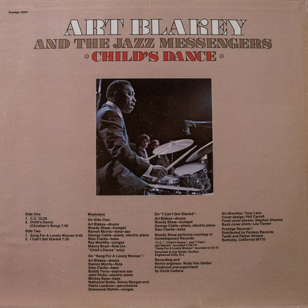 Art Blakey And The Jazz Messengers* : Child's Dance (LP, Album)